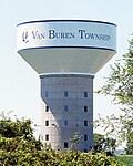 Van Buren Charter Township, Michigan Water Tower (35mm)